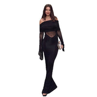 Sheer Mesh-Panel Bodycon Dress For Women