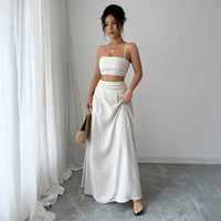 Elegant Camisole And Skirt Set