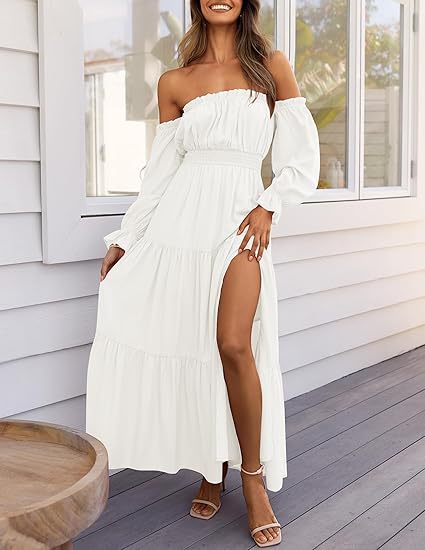 Elegant High-waisted A-line Layered Maxi Skirt With A Side Slit