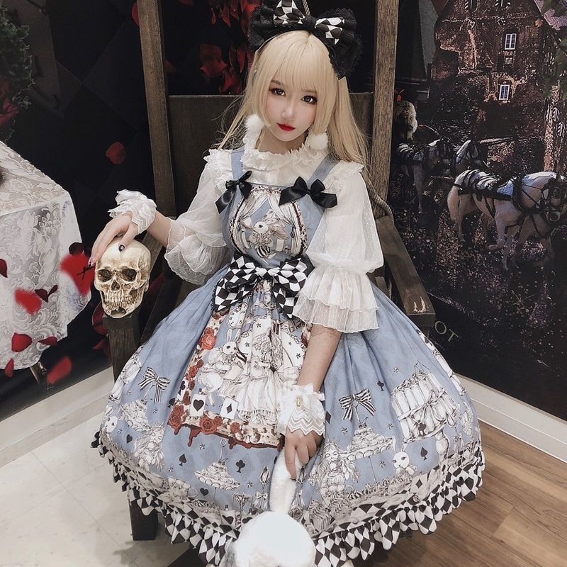 Lolita Dress Gothic Retro Dark Funeral Lolita Dress