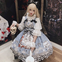 Lolita Dress Gothic Retro Dark Funeral Lolita Dress
