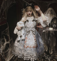 Lolita Dress Gothic Retro Dark Funeral Lolita Dress
