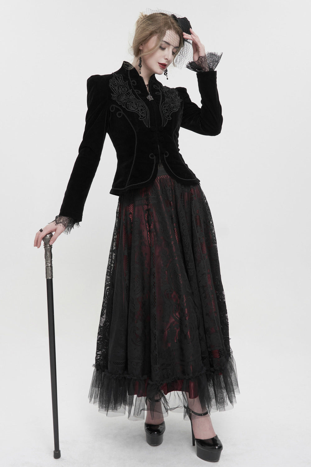 Gothic Magician Performance Womens Coat Jacket