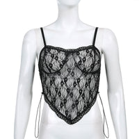 Gothic Black Tight Sexy Party Dress Crop Top with Halter Vest