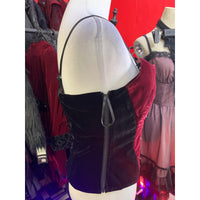 Gothic Waist-cinching Slimming Camisole With Temperament