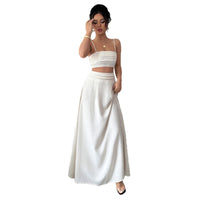 Elegant Camisole And Skirt Set