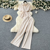 Designer Touch Featuring A Tie-front Waist-cinching Design