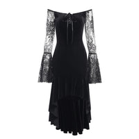 Dark Retro Personality Evening Dress Women
