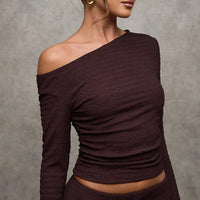 Long Sleeve T Shirt And Straight Leg Pants Set