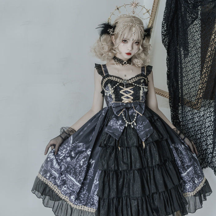 Dragon Control Witch Gothic Dark Strap Dress