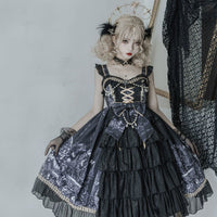 Dragon Control Witch Gothic Dark Strap Dress