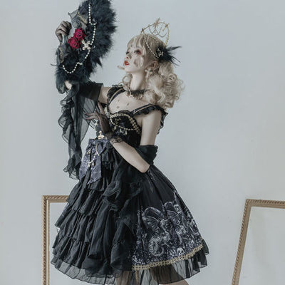 Dragon Control Witch Gothic Dark Strap Dress